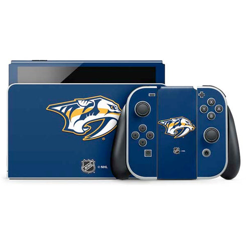 NHL Nashville Predators Logo Nintendo Skins